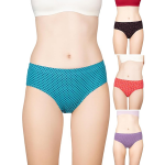 Cotton Hipster Panty Set for Women | Women Innerwear |Hipster Panties for Women | Colors & Prints May Vary |