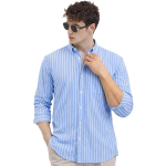 Men's Casual Printed Striped Stylish Latest Formal Plus Size Shirt for Men |