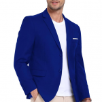 Self Design Textured Tailored Fit Single Breasted Casual Blazer