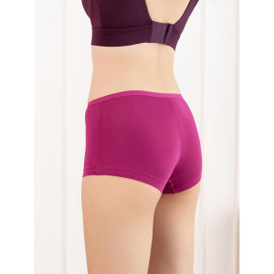 Women's Boy Shorts Panty | High Coverage 100% Cotton Panty Set for Women |Mid Waist Boyleg Panty |Color May Vary |