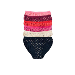 Combo Pack of 6 Women's Cotton Hipster Innerwear Floral Printed Panties Assorted Briefs with Elastic Inner Wear Multicolor