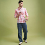 Men's Cotton Slim Fit Checks Shirt | Full Sleeves | Regular Collar | Casual Shirts for Men