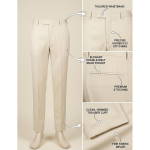 Men's 3 Piece Slim Fit Suit Set Two Button Blazer Jacket Vest Pants Tuxedo Set for Party, Wedding and Business